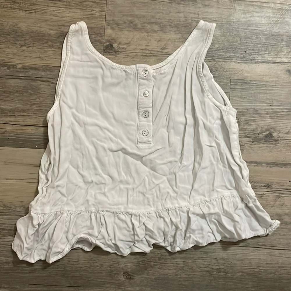 Style Envy White Flow Tank Top